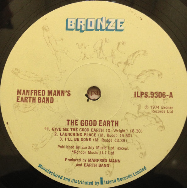 Manfred Mann's Earth Band ~ The Good Earth (Vinyl) - Djungel & Jazz