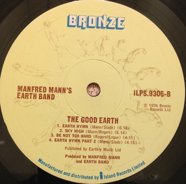 Manfred Mann's Earth Band ~ The Good Earth (Vinyl) - Djungel & Jazz