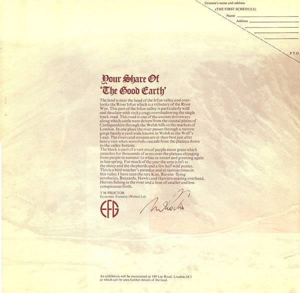 Manfred Mann's Earth Band ~ The Good Earth (Vinyl) - Djungel & Jazz