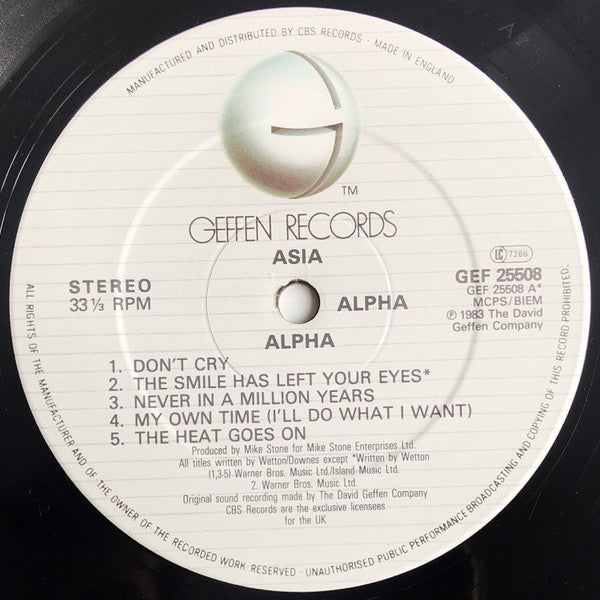 Asia ~ Alpha (Vinyl) - Djungel & Jazz