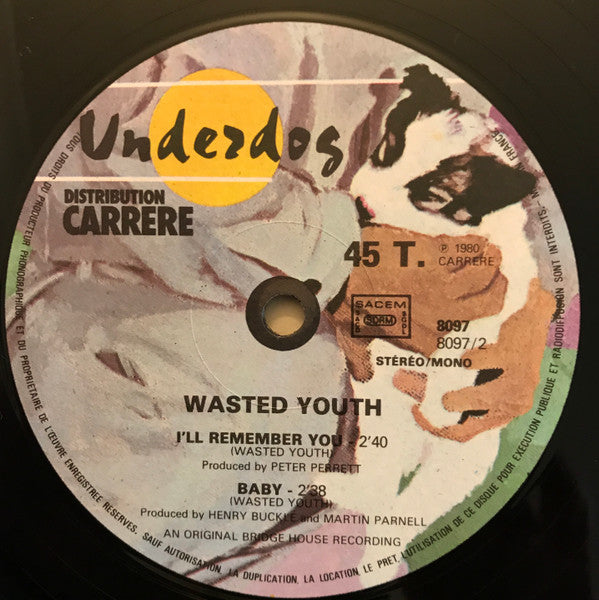 Wasted Youth ~ My Friends Are Dead (Vinyl) - Djungel & Jazz