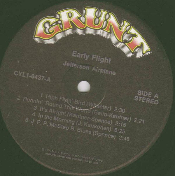 Jefferson Airplane ~ Early Flight (Vinyl) - Djungel & Jazz
