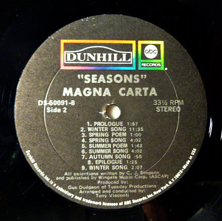 Magna Carta ~ Seasons (Vinyl) - Djungel & Jazz