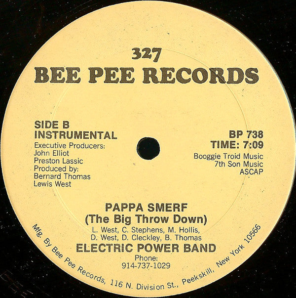 Electric Power Band ~ Pappa Smerf (The Big Throw Down) (Vinyl) - Djungel & Jazz