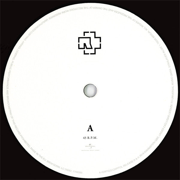 Rammstein ~ Untitled (Vinyl) - Djungel & Jazz