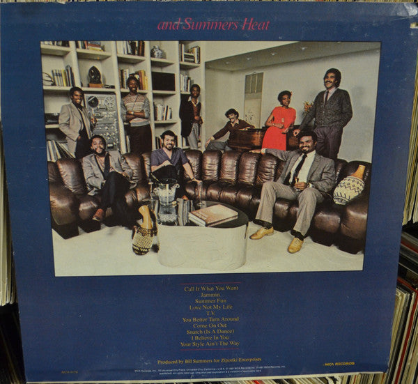 Bill Summers & Summers Heat ~ Call It What You Want (Vinyl) - Djungel & Jazz