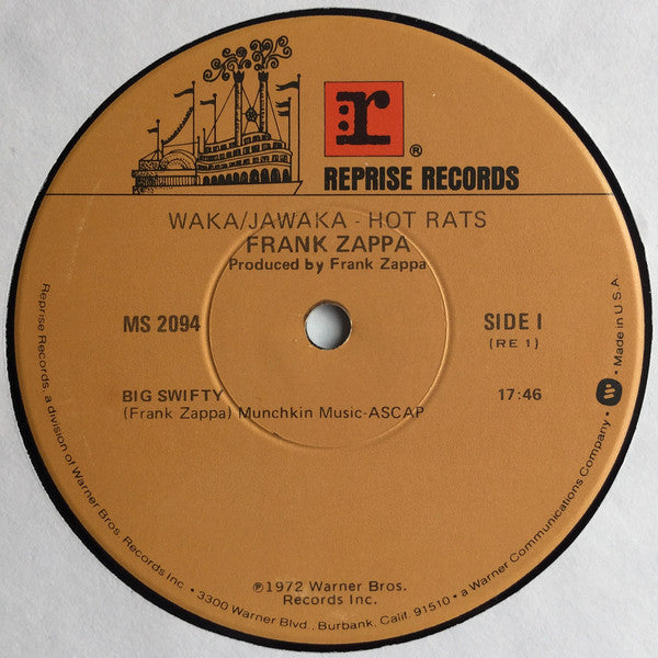 Frank Zappa ~ Waka / Jawaka - Hot Rats (Vinyl) - Djungel & Jazz