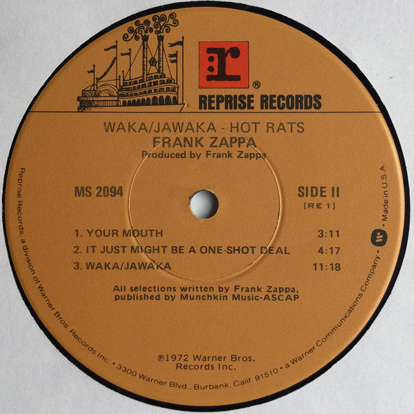 Frank Zappa ~ Waka / Jawaka - Hot Rats (Vinyl) - Djungel & Jazz
