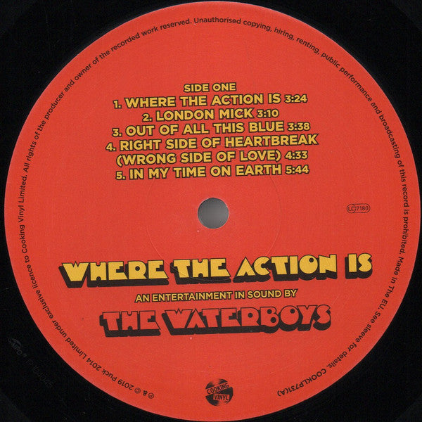 The Waterboys ~ Where The Action Is (Vinyl) - Djungel & Jazz