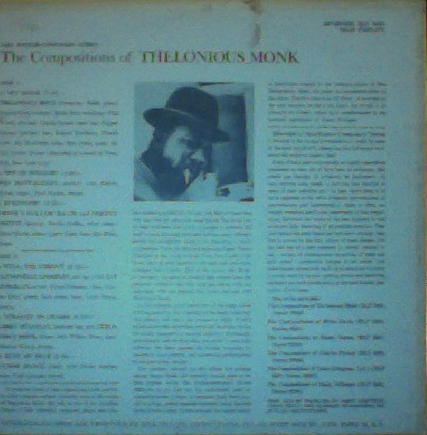 Various ~ The Compositions Of Thelonious Monk (Vinyl) - Djungel & Jazz