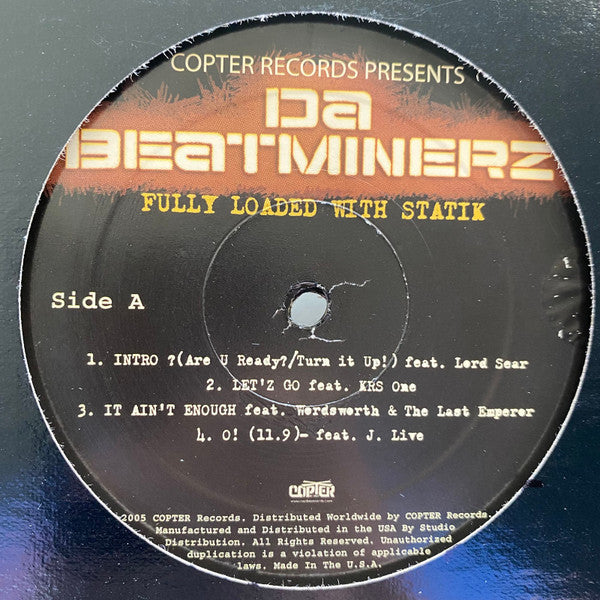 Da Beatminerz : Fully Loaded w/ Statik (2xLP, Album)