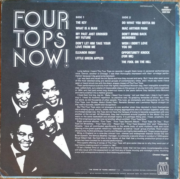 Four Tops ~ Four Tops Now! (Vinyl) - Djungel & Jazz