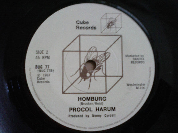 Procol Harum ~ A Whiter Shade Of Pale / Homburg (Vinyl) - Djungel & Jazz