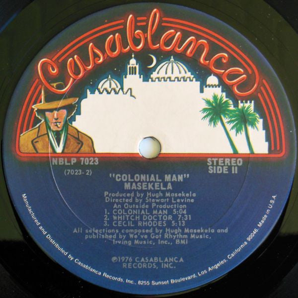 Hugh Masekela ~ Colonial Man (Vinyl) - Djungel & Jazz