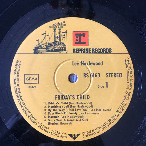 Lee Hazlewood ~ Friday's Child (Vinyl) - Djungel & Jazz