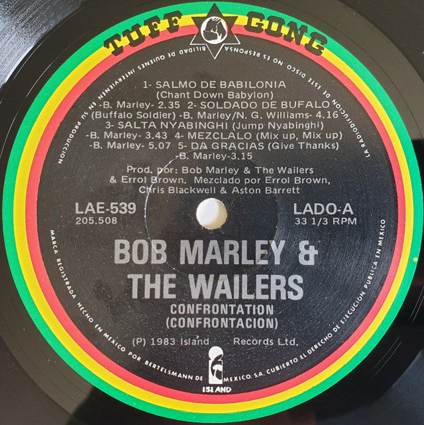 Bob Marley & The Wailers ~ Confrontation = Confrontación (Vinyl) - Djungel & Jazz
