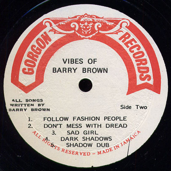 Barry Brown : Vibes Of Barry Brown (LP, Album)