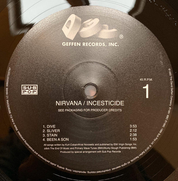 Nirvana ~ Incesticide (Vinyl) - Djungel & Jazz