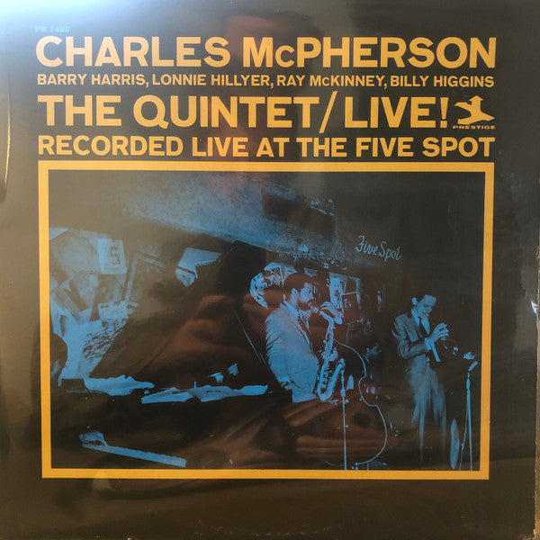 Charles McPherson ~ The Quintet/Live! (Recorded Live At The Five Spot) (Vinyl) - Djungel & Jazz