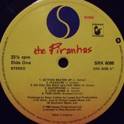 The Piranhas ~ The Piranhas (Vinyl) - Djungel & Jazz