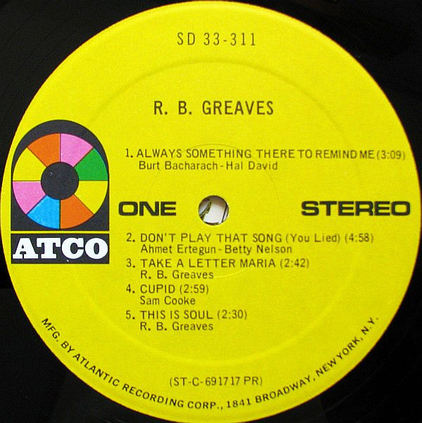 R.B. Greaves ~ R.B. Greaves (Vinyl) - Djungel & Jazz