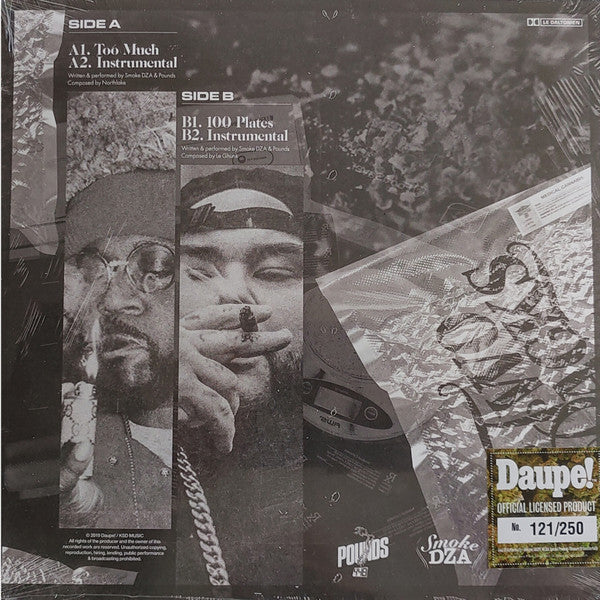 Pounds, Smoke DZA : Two Packs (10", EP, Pic)