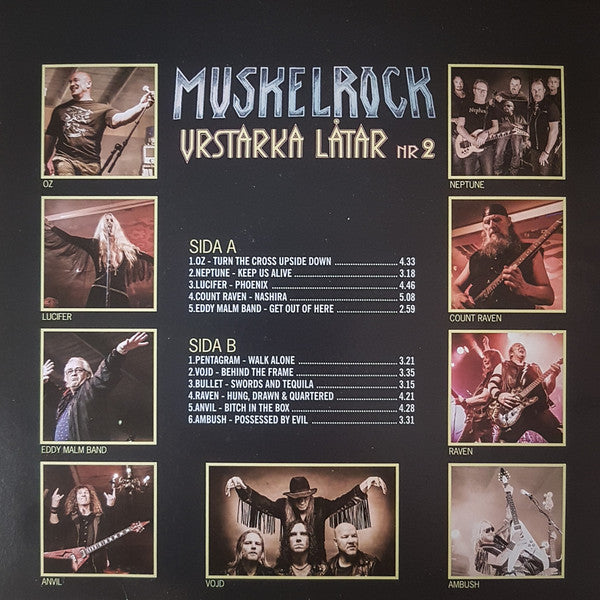 Various ~ Muskelrock Urstarka Låtar Nr 2 (Vinyl) - Djungel & Jazz