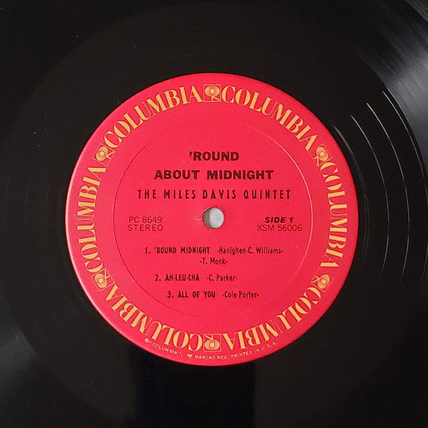 Miles Davis : 'Round About Midnight (LP, Album, RE, San)