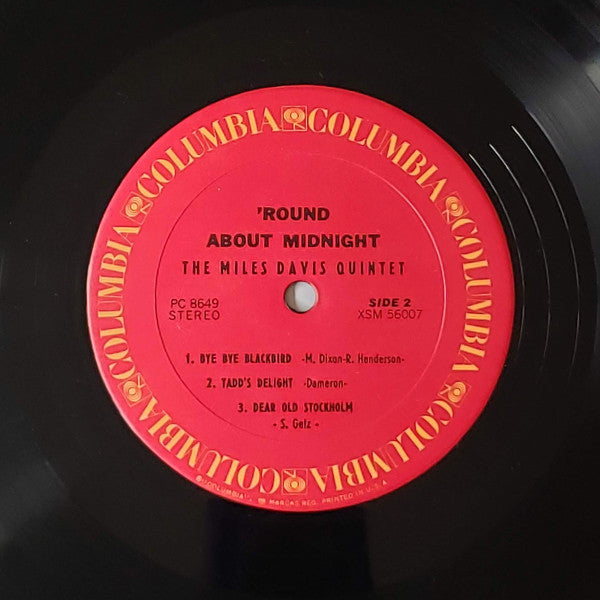 Miles Davis : 'Round About Midnight (LP, Album, RE, San)