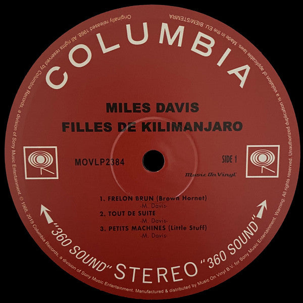Miles Davis ~ Filles De Kilimanjaro (Vinyl) - Djungel & Jazz