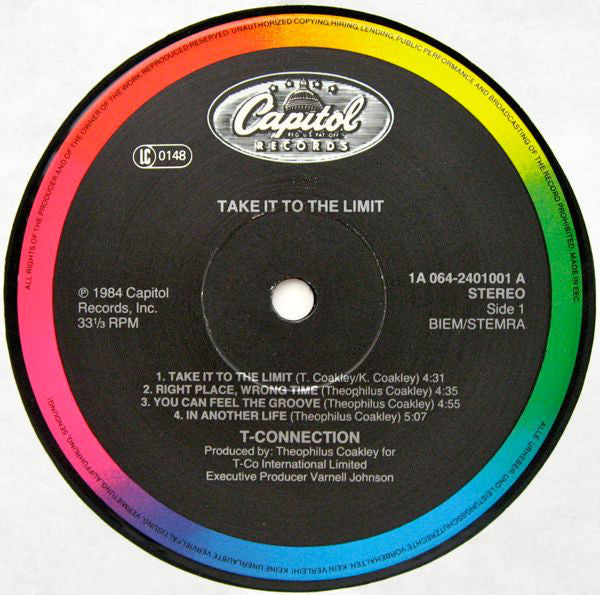 T-Connection ~ Take It To The Limit (Vinyl) - Djungel & Jazz