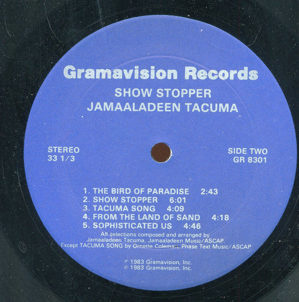 Jamaaladeen Tacuma : Show Stopper (LP, Album)