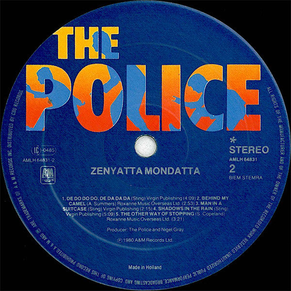 The Police ~ Zenyatta Mondatta (Vinyl) - Djungel & Jazz