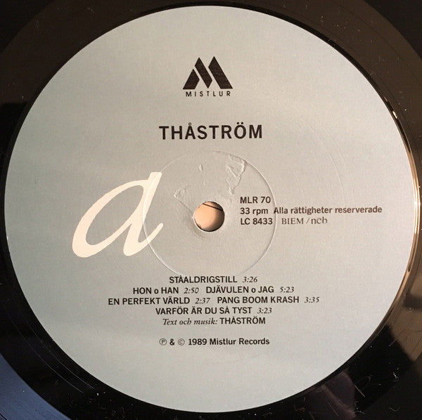 Thåström ~ Thåström (Vinyl) - Djungel & Jazz