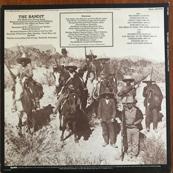 The Nashville String Band ~ The Bandit (Vinyl) - Djungel & Jazz