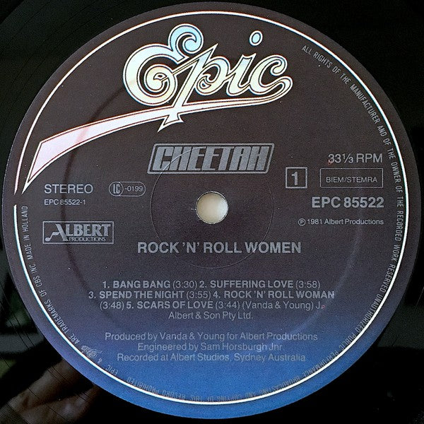 Cheetah  ~ Rock & Roll Women (Vinyl) - Djungel & Jazz