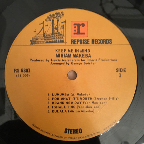 Miriam Makeba : Keep Me In Mind (LP, Album)