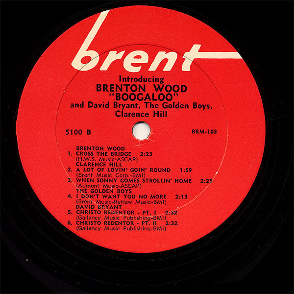Brenton Wood And David Bryant , Clarence Hill ~ Boogaloo (Vinyl) - Djungel & Jazz