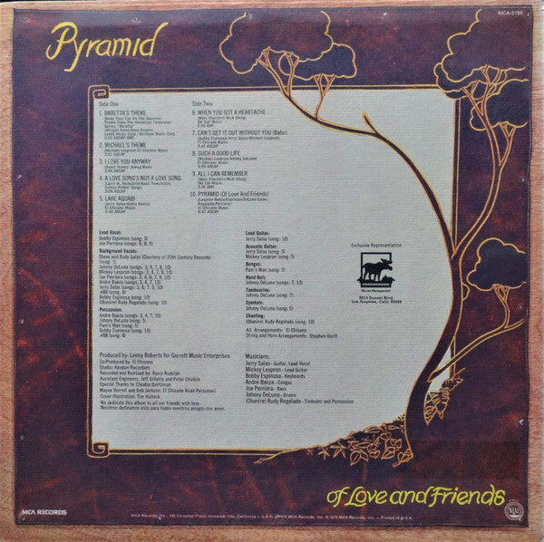 El Chicano ~ Pyramid Of Love And Friends (Vinyl) - Djungel & Jazz