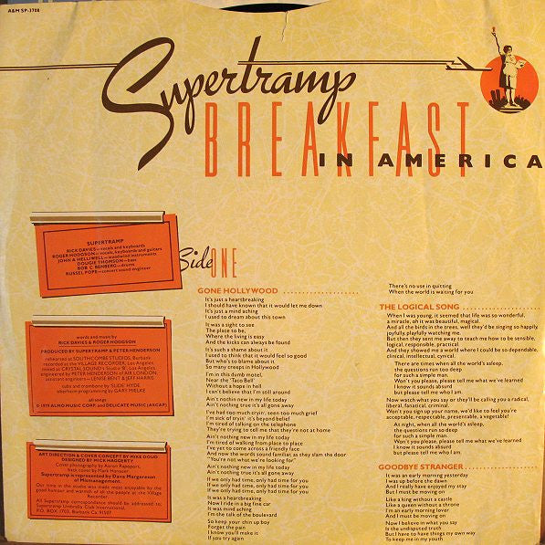 Supertramp ~ Breakfast In America (Vinyl) - Djungel & Jazz