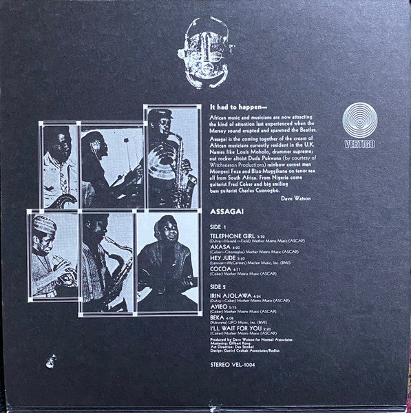 Assagai : Assagai (LP, Album, Gat)