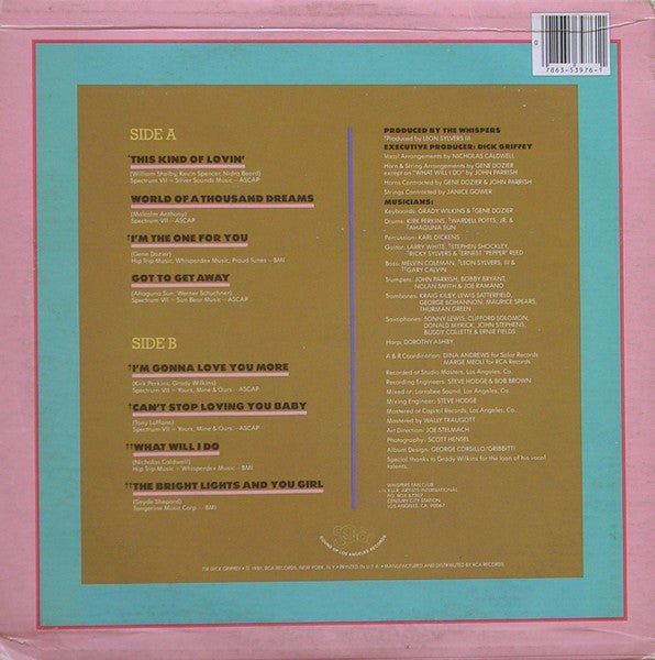 The Whispers ~ This Kind Of Lovin' (Vinyl) - Djungel & Jazz