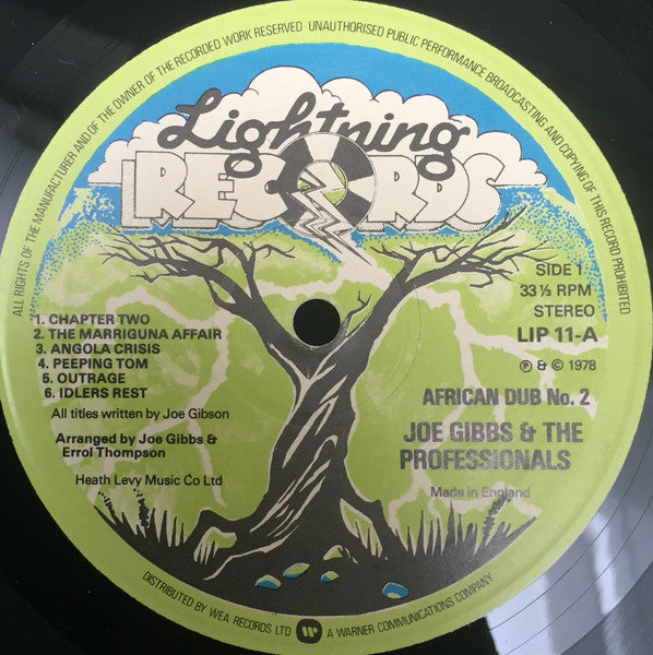 Joe Gibbs & The Professionals : African Dub - All Mighty - Chapter Two (LP, Album)