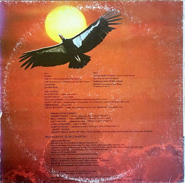 Paul Winter / Winter Consort ~ Icarus (Vinyl) - Djungel & Jazz