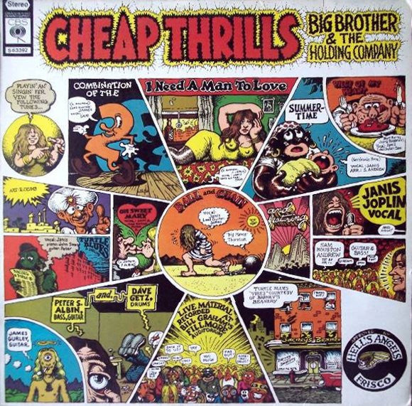 Big Brother & The Holding Company : Cheap Thrills (LP, Album, RE)