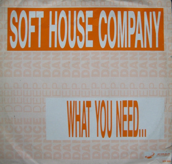 Soft House Company : What You Need... (12", Whi)