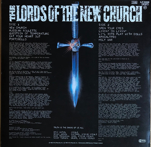 The Lords Of The New Church ~ Lords Of The New Church (Vinyl) - Djungel & Jazz