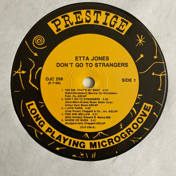 Etta Jones ~ Don't Go To Strangers (Vinyl) - Djungel & Jazz