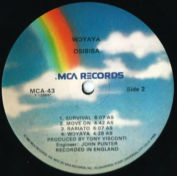 Osibisa ~ Woyaya (Vinyl) - Djungel & Jazz
