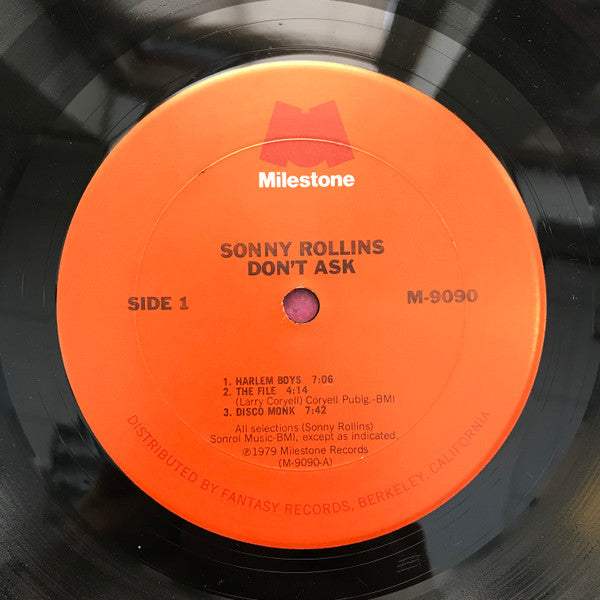 Sonny Rollins ~ Don't Ask (Vinyl) - Djungel & Jazz